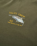 Salty Crew Mens Surface Classic Shor Sleeve Tee - Dusty Olive
