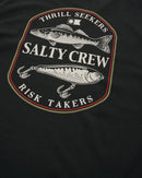 Salty Crew Mens Baited Classic Short Sleeve Tee - Black