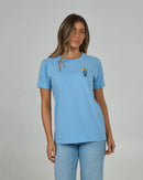 Salty Crew GEO Pelican Boyfriend Short Sleeve Tee - Marine Blue