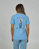 Salty Crew GEO Pelican Boyfriend Short Sleeve Tee - Marine Blue