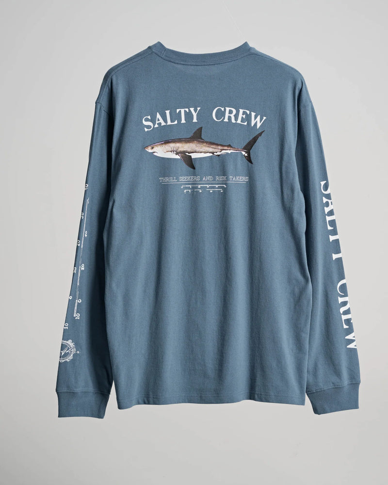 Salty Crew Bruce Long Sleeve Tee/Shirt - Dark Slate