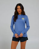 Salty Crew Sun Days Hooded Sunshirt  Blue Dusk