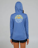 Salty Crew Sun Days Hooded Sunshirt  Blue Dusk