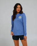 Salty Crew Sun Days Hooded Sunshirt  Blue Dusk