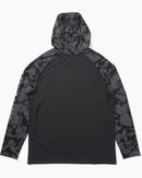 Salty Crew Apex Perforated Hooded Sunshirt - Black Camo