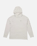 Salty Crew Apex Perforated Long Sleeve Sunshirt - Light Grey