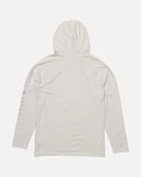 Salty Crew Apex Perforated Long Sleeve Sunshirt - Light Grey