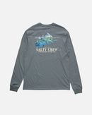 Salty Crew Mahi Surface Long Sleeve Tee - Storm