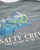 Salty Crew Mahi Surface Long Sleeve Tee - Storm