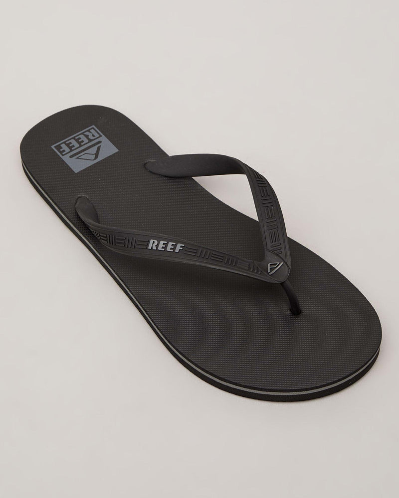 Reef Men's Seaside Prints Thongs - Black