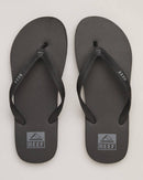 Reef Men's Seaside Prints Thongs - Black