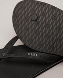 Reef Men's Seaside Prints Thongs - Black