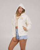 Salty Crew In The Rays Zip Fleece Hoody - Off White