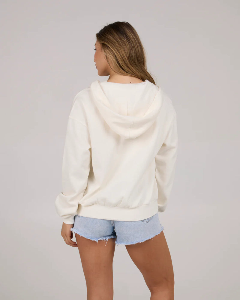 Salty Crew In The Rays Zip Fleece Hoody - Off White