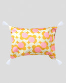 Good Vibes Inflatable Beach Pillow with Tassels - Retro Dot
