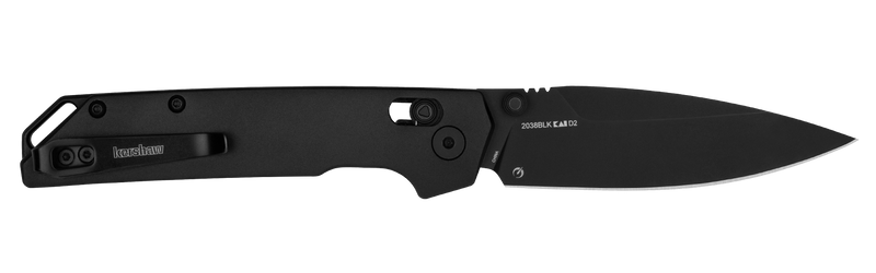 Kershaw Iridium 3.4" Folding Pocket Knife with DuraLock Locking Mechanism - Black