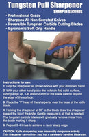 SICUT Pull Through Sharpener - Tungsten Carbide