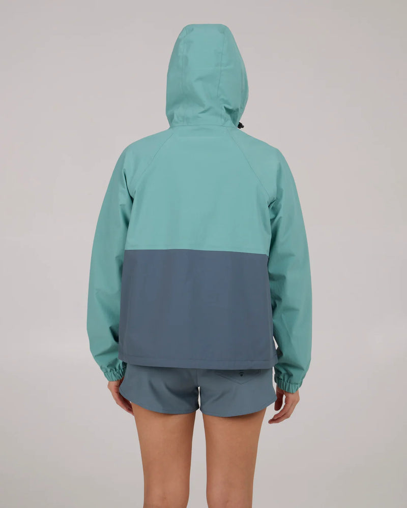 Salty Crew MainSail Anorak Jacket - Sea Glass