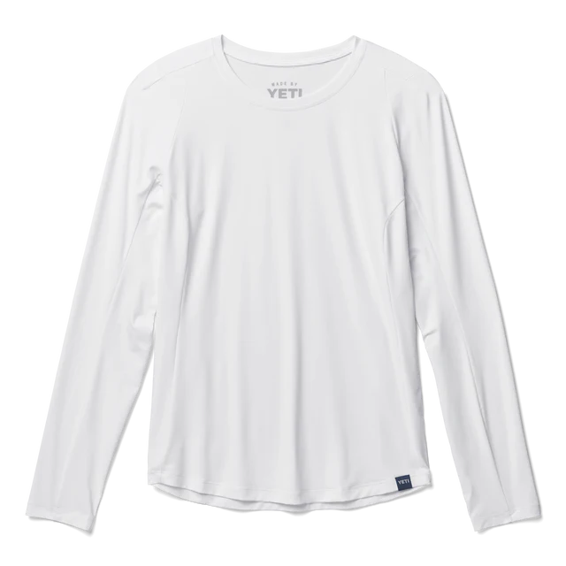 Yeti Women's Crew Neck Ultra Light Sunshirt - White