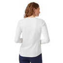 Yeti Women's Crew Neck Ultra Light Sunshirt - White