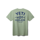 Yeti Coolers Reelin Feelin Fishing Short Sleeve T-Shirt - Olive