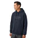 Yeti Logo Built For The Wild Fleece Hoodie - Navy
