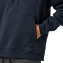 Yeti Logo Built For The Wild Fleece Hoodie - Navy