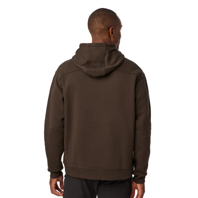Yeti Wetlands Duck Badge Fleece Hoodie - Brown