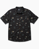 Salty Crew Round Up Short Sleeve Shirt - Black