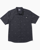 Mirco Vibes Short Sleeve Tech Woven Shirt - Coal