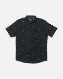 Salty Crew Flagship UV Button Up Short Sleeve Shirt - Phantom