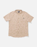 Salty Crew Breezer  Perforated Woven Button Up Shirt - Khaki