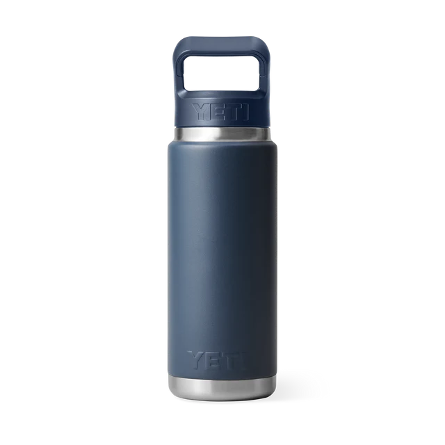 Yeti Rambler 26oz (760ml) Straw Bottle with Colour Matched Straw Cap - Variety of Colours Available