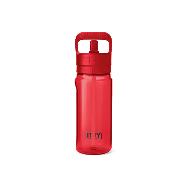 Yonder 600ml Water Bottle with Colour Matched Straw Cap - Variety of Colours Available