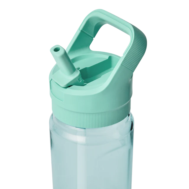 Yonder 600ml Water Bottle with Colour Matched Straw Cap - Variety of Colours Available