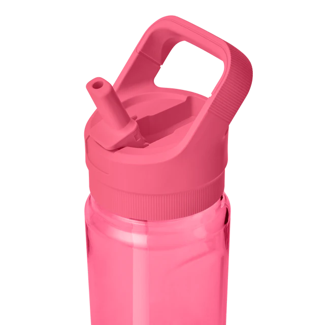 Yonder 600ml Water Bottle with Colour Matched Straw Cap - Variety of Colours Available