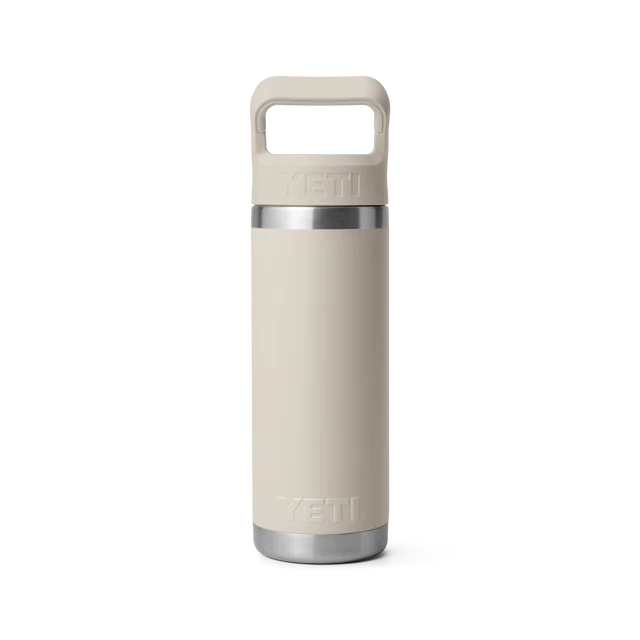 Yeti Rambler 18oz (532ml) Straw Bottle - with Colour Matched Lid - Cape Taupe