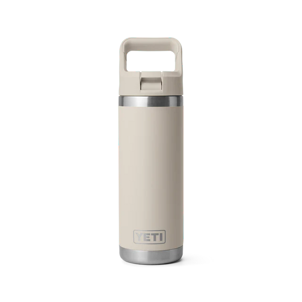 Yeti Rambler 18oz (532ml) Straw Bottle - with Colour Matched Lid - Cape Taupe