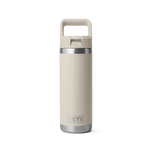 Yeti Rambler 18oz (532ml) Straw Bottle - with Colour Matched Lid - Cape Taupe