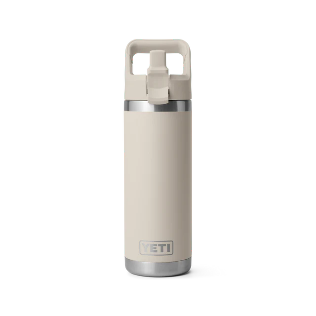 Yeti Rambler 18oz (532ml) Straw Bottle - with Colour Matched Lid - Cape Taupe