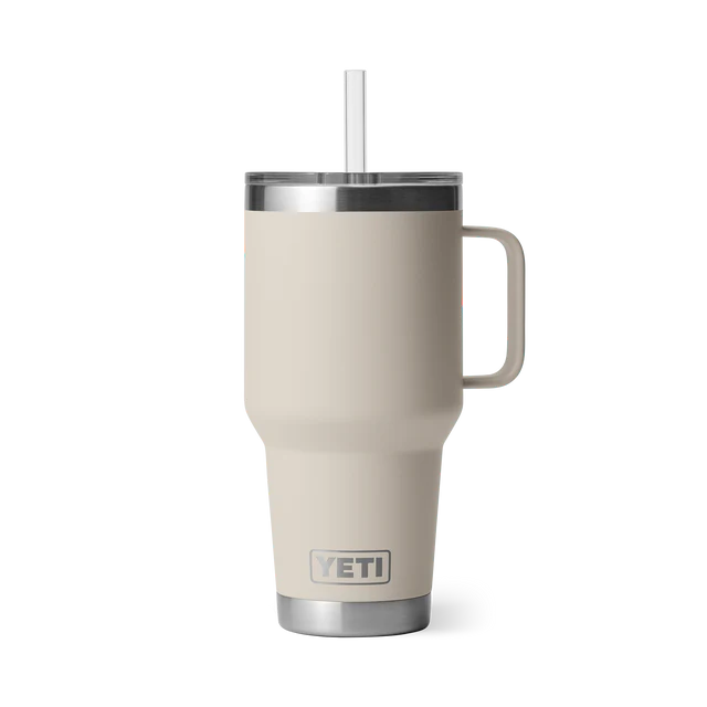 Yeti Rambler 35oz (1L) Straw Mug - Cape Taupe