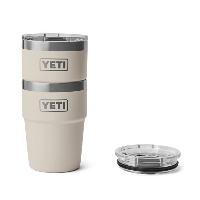 Yeti Rambler 16oz (473ml) Stackable Cup with Magslider Lid - Cape Taupe