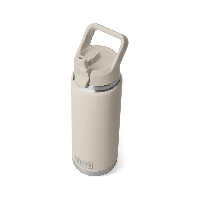 Yeti Rambler 26oz (769ml) Straw Bottle with Colour Matched Lid - Cape Taupe