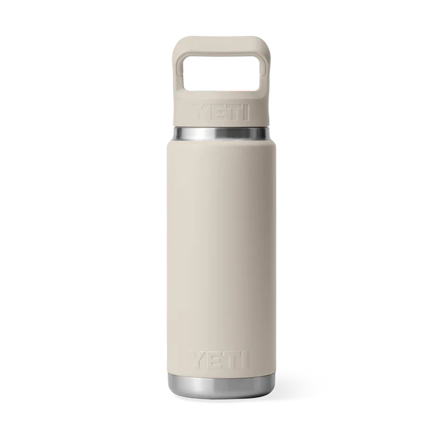 Yeti Rambler 26oz (769ml) Straw Bottle with Colour Matched Lid - Cape Taupe
