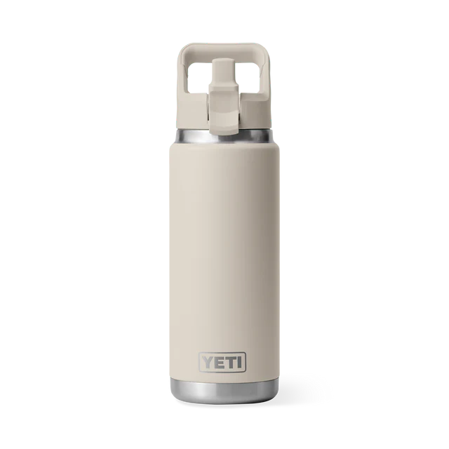 Yeti Rambler 26oz (769ml) Straw Bottle with Colour Matched Lid - Cape Taupe