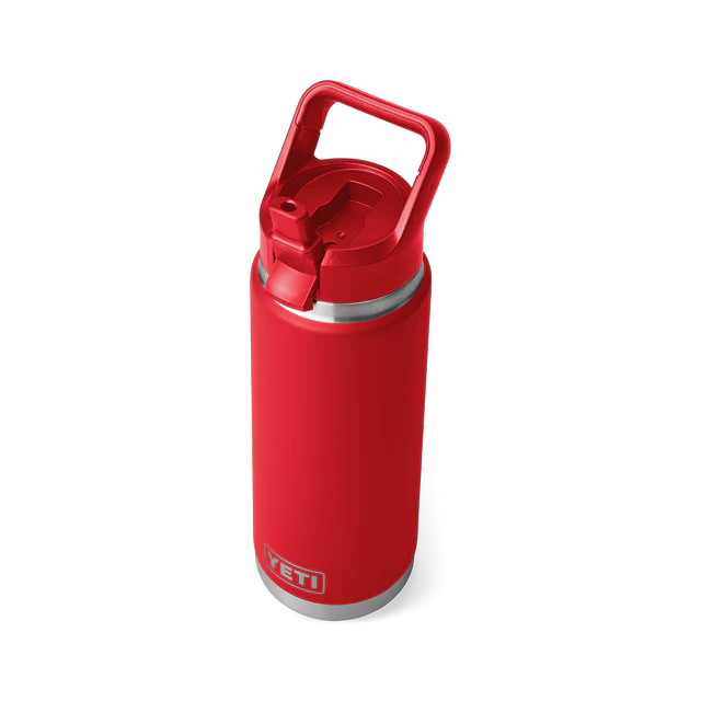 Yeti Rambler 26oz (760ml) Straw Bottle with Colour Matched Straw Cap - Variety of Colours Available