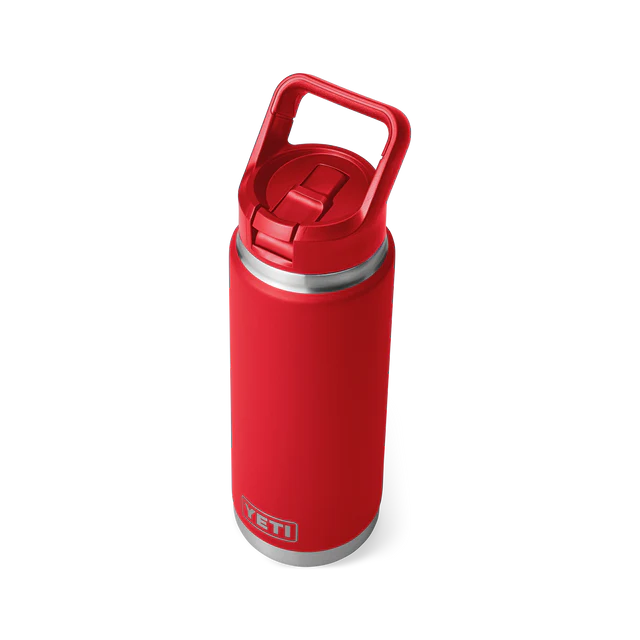 Yeti Rambler 26oz (760ml) Straw Bottle with Colour Matched Straw Cap - Variety of Colours Available