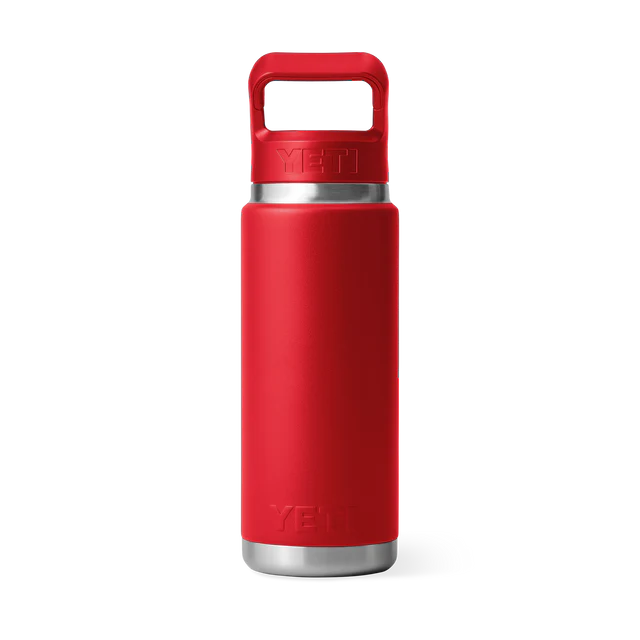 Yeti Rambler 26oz (760ml) Straw Bottle with Colour Matched Straw Cap - Variety of Colours Available