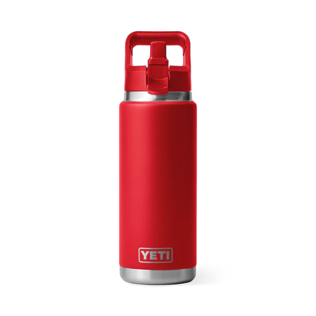 Yeti Rambler 26oz (760ml) Straw Bottle with Colour Matched Straw Cap - Variety of Colours Available