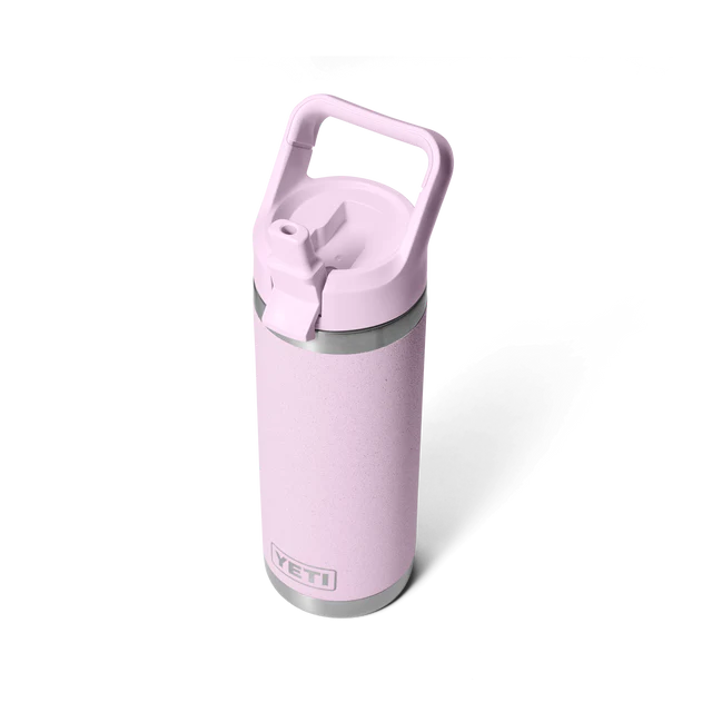 Yeti Rambler 18oz (532ml) Straw Bottle with Colour-Matched Straw Lid - Cherry Blossom